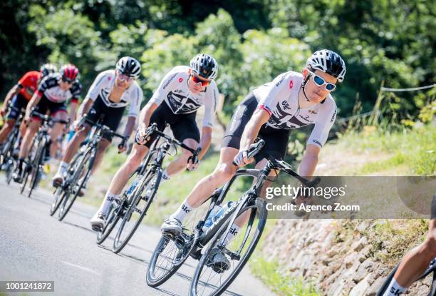 Christopher Froome and team SKY during the stage 11 of the Tour de France 2018 on July 18, 2018 in Albertville, France.