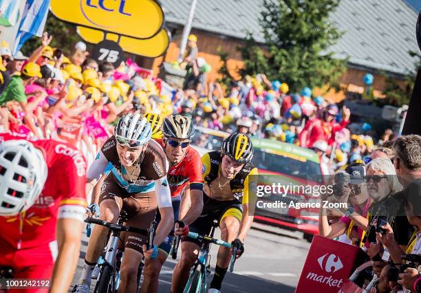 Romain Bardet of team AG2R LA MONDIALE during the stage 11 of the Tour de France 2018 on July 18, 2018 in Albertville, France.