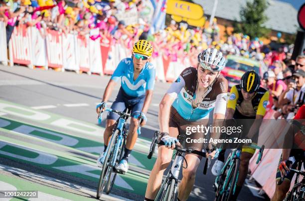 Romain Bardet of team AG2R LA MONDIALE during the stage 11 of the Tour de France 2018 on July 18, 2018 in Albertville, France.