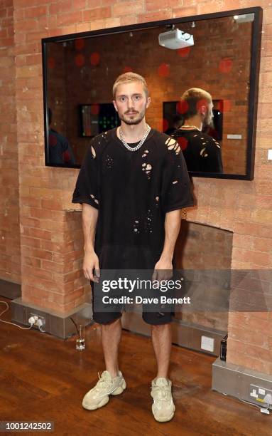 Thomas Webb's debut art exhibition, STRANGERS on July 18, 2018 in London, England.