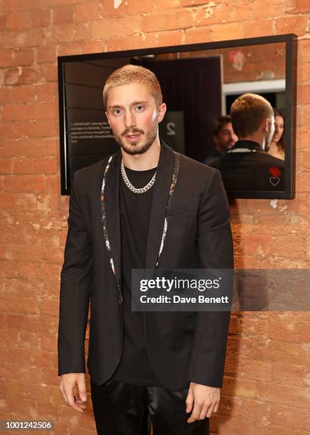 Thomas Webb's debut art exhibition, STRANGERS on July 18, 2018 in London, England.