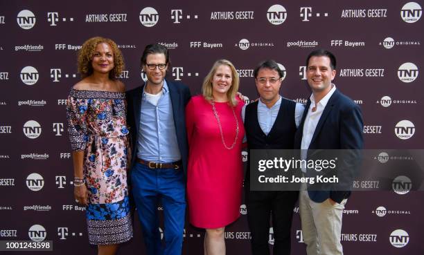 Executive Producer Nataly Kudiabor, Executive Producer Moritz von der Groeben, Executive Producer Anke Greifeneder, actor Jan Josef Liefers and...