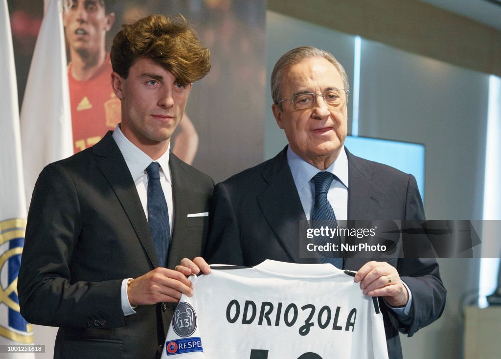 Real Madrid Present Alvaro Odriozola