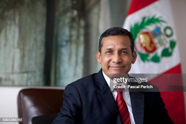 Peruvian President Ollanta Humala is photographed for the Financial Times on September 20, 2011 at the Peruvian Mission in New York City.