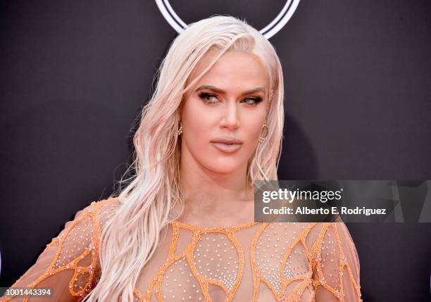 Professional wrestler Lana attends The 2018 ESPYS at Microsoft Theater on July 18, 2018 in Los Angeles, California.