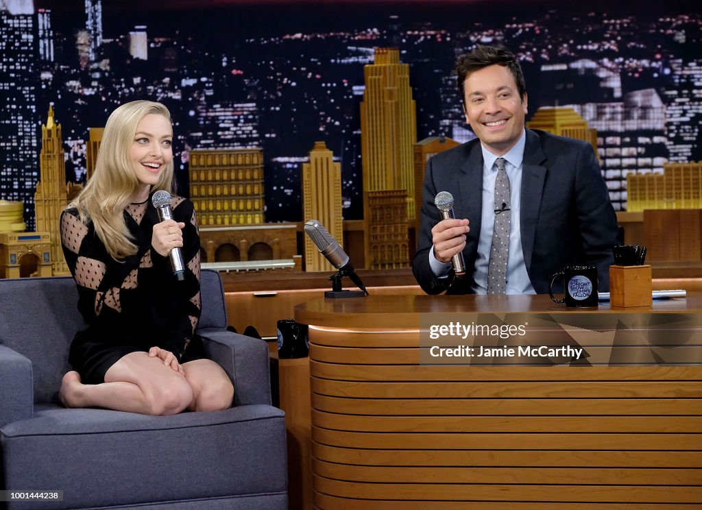 Amanda Seyfried & Daveed Diggs Visit "The Tonight Show Starring Jimmy Fallon"