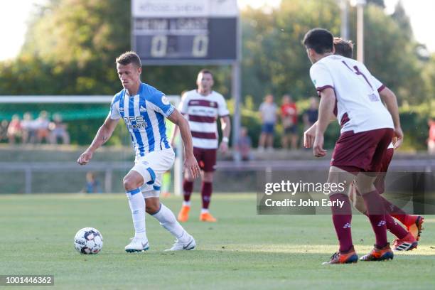 Jonathan Hogg of Huddersfield Town during the pre-season friendly between Dynamo Dresen and Hiddersfield Town at Stadion Sommerdamm in Russelsheim,...