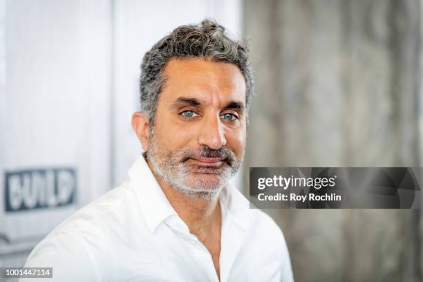 Comedian Bassem Youssef discusses his Joe's Pub Residency & "ReMade In America" podcast "Blindspotting" at Build Studio on July 18, 2018 in New York...