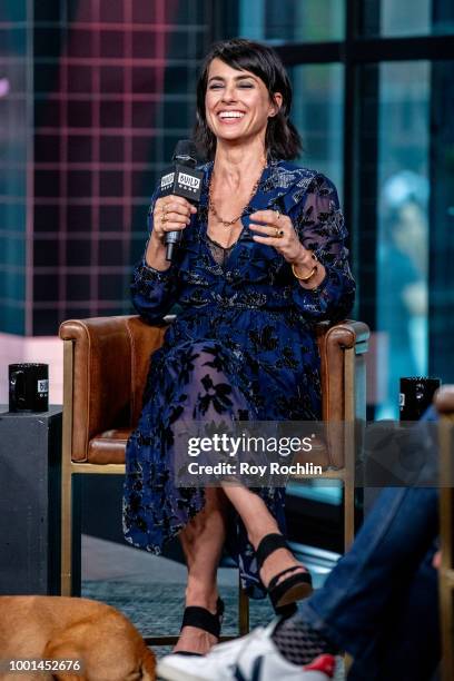 Constance Zimmer discusses "UnREAL" with the Build series at Build Studio on July 18, 2018 in New York City.