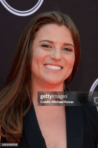 Olympic snowboarder Arielle Gold attends The 2018 ESPYS at Microsoft Theater on July 18, 2018 in Los Angeles, California.