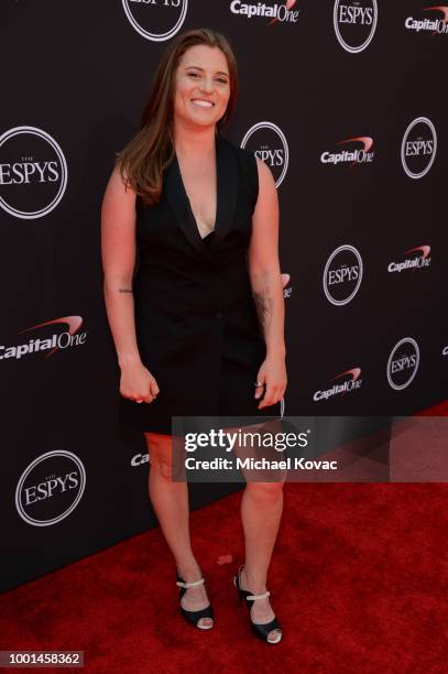 Olympic snowboarder Arielle Gold attends The 2018 ESPYS at Microsoft Theater on July 18, 2018 in Los Angeles, California.