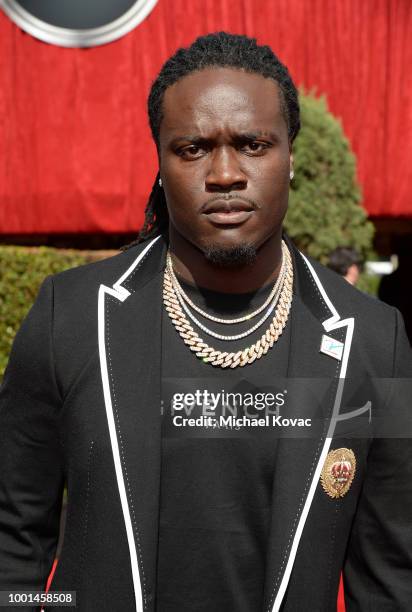 Player Melvin Ingram attends the 2018 ESPY Awards Red Carpet Show Live! Celebrates With Moet & Chandon at Microsoft Theater on July 18, 2018 in Los...