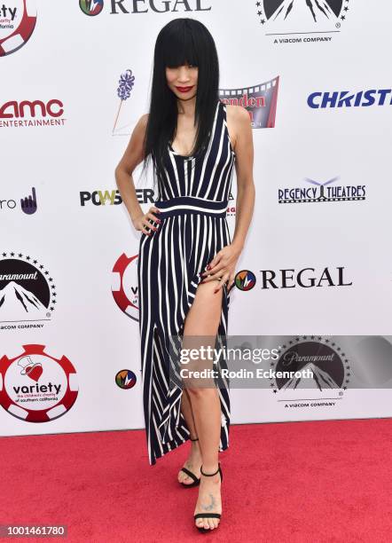 Bai Ling attends the 8th Annual Variety Children's Charity of SoCal Texas Hold 'Em Poker Tournament at Paramount Studios on July 18, 2018 in Los...