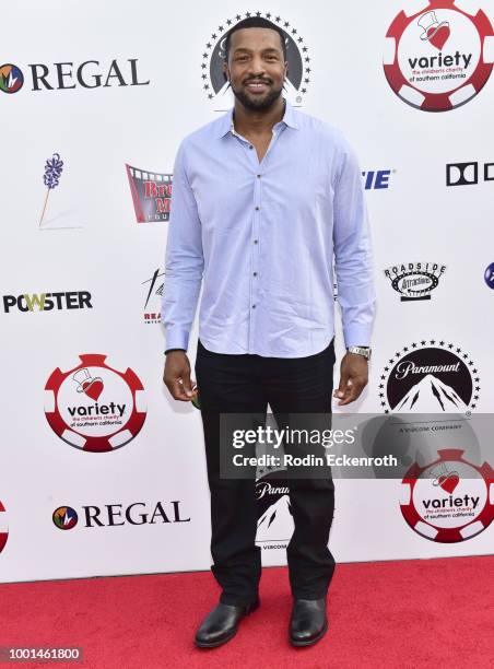 Roger Cross attends the 8th Annual Variety Children's Charity of SoCal Texas Hold 'Em Poker Tournament at Paramount Studios on July 18, 2018 in Los...