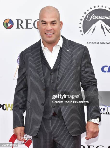 Tito Ortiz attends the 8th Annual Variety Children's Charity of SoCal Texas Hold 'Em Poker Tournament at Paramount Studios on July 18, 2018 in Los...