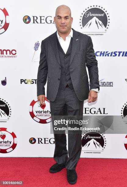 Tito Ortiz attends the 8th Annual Variety Children's Charity of SoCal Texas Hold 'Em Poker Tournament at Paramount Studios on July 18, 2018 in Los...
