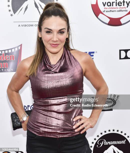 Jill-Michele Melean attends the 8th Annual Variety Children's Charity of SoCal Texas Hold 'Em Poker Tournament at Paramount Studios on July 18, 2018...