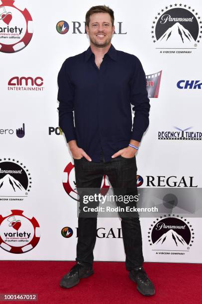 Actor James DiLullo attends the 8th Annual Variety Children's Charity of SoCal Texas Hold 'Em Poker Tournament at Paramount Studios on July 18, 2018...