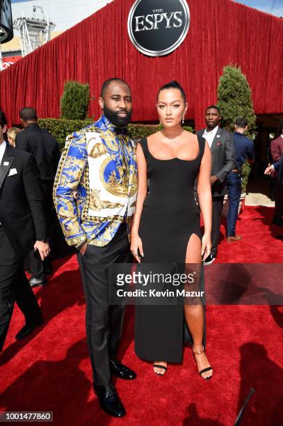 Football player Darrelle Revis attends the The 2018 ESPYS at Microsoft Theater on July 18, 2018 in Los Angeles, California.