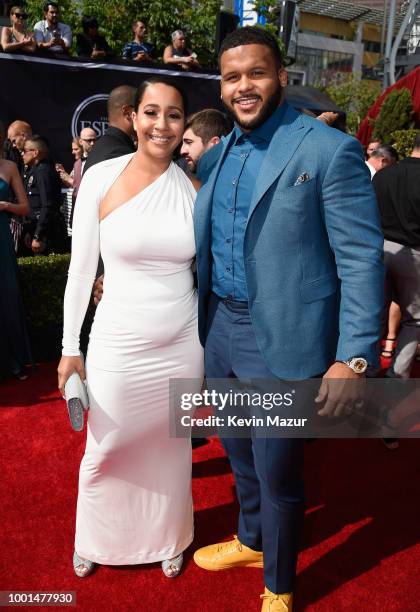 Football player Aaron Donald attends the The 2018 ESPYS at Microsoft Theater on July 18, 2018 in Los Angeles, California.