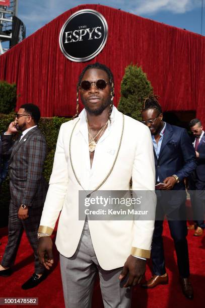 Football player Jay Ajayi attends the The 2018 ESPYS at Microsoft Theater on July 18, 2018 in Los Angeles, California.