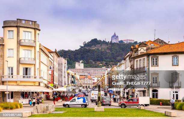 viana do castelo city in northern portugal and santa lucia - viana do castelo city stock pictures, royalty-free photos & images