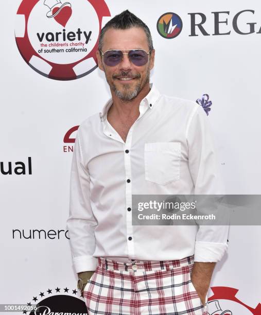 Massi Furlan attends the 8th Annual Variety Children's Charity of SoCal Texas Hold 'Em Poker Tournament at Paramount Studios on July 18, 2018 in Los...