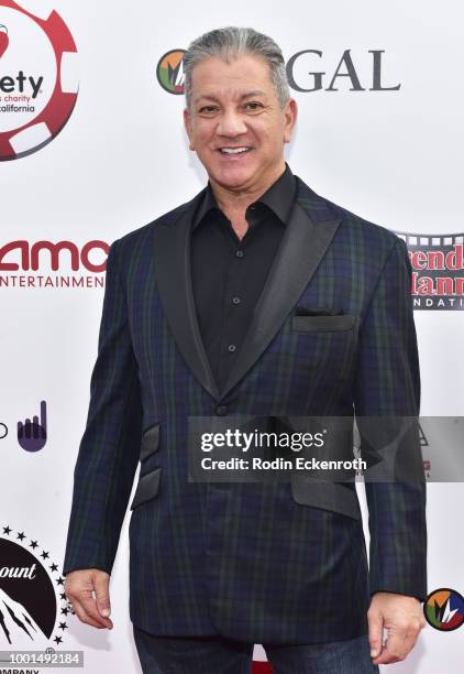 Bruce Buffer attends the 8th Annual Variety Children's Charity of SoCal Texas Hold 'Em Poker Tournament at Paramount Studios on July 18, 2018 in Los...