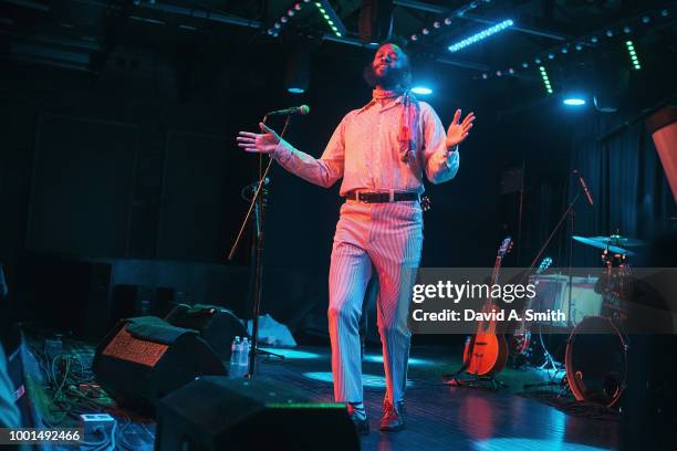 Xavier Dphrepaulezz aka Fantastic Negrito performs at Saturn Birmingham on July 18, 2018 in Birmingham, Alabama.