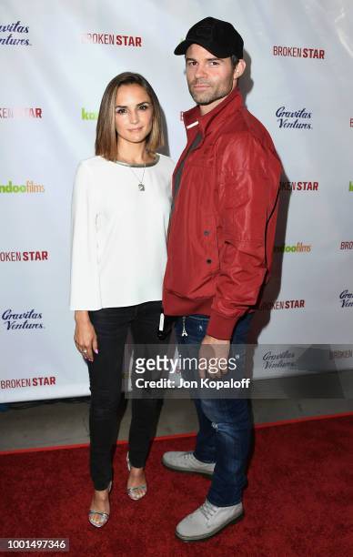Rachael Leigh Cook and Daniel Gillies attend premiere of Gravitas Ventures' "Broken Star" at TCL Chinese 6 Theatres on July 18, 2018 in Hollywood,...