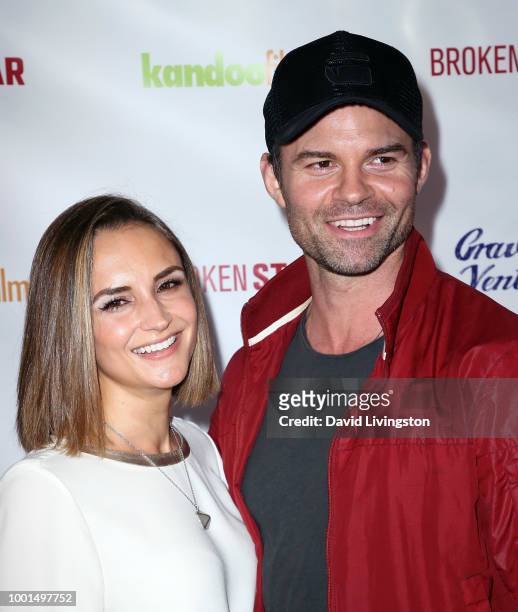 Actress Rachael Leigh Cook and actor Daniel Gillies attend the pemiere of Gravitas Ventures' "Broken Star" at TCL Chinese 6 Theatres on July 18, 2018...