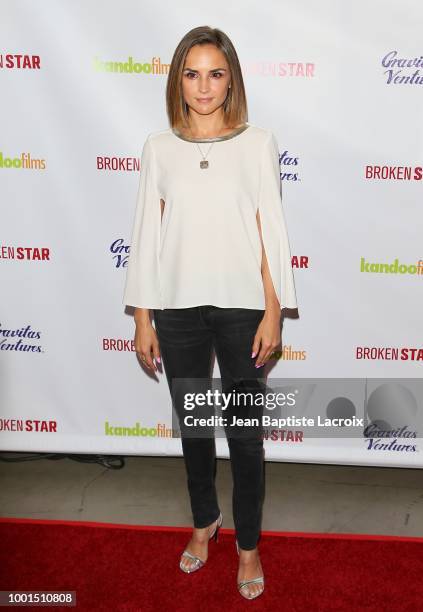 Rachael Leigh Cook attends the premiere of Gravitas Ventures' "Broken Star" on July 18, 2018 in Los Angeles, California.