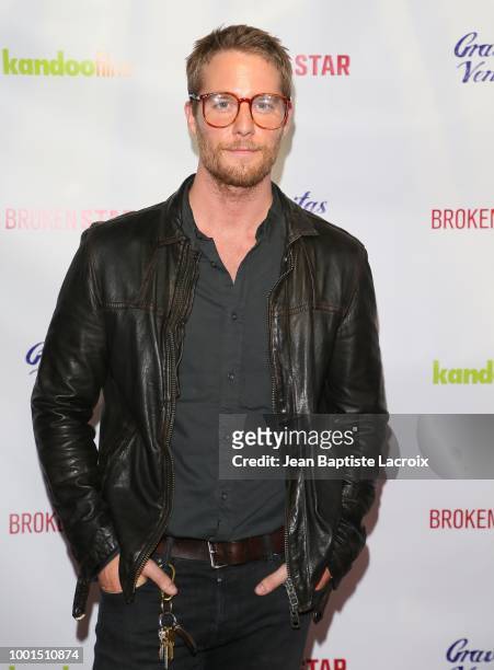 Jake McDorman attends the premiere of Gravitas Ventures' "Broken Star" on July 18, 2018 in Los Angeles, California.