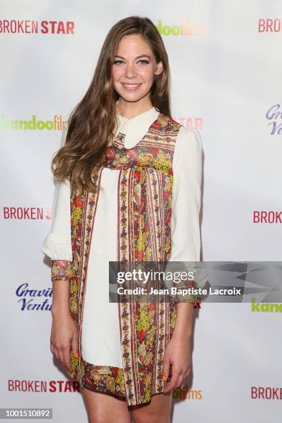 Analeigh Tipton attends the premiere of Gravitas Ventures' "Broken Star" on July 18, 2018 in Los Angeles, California.