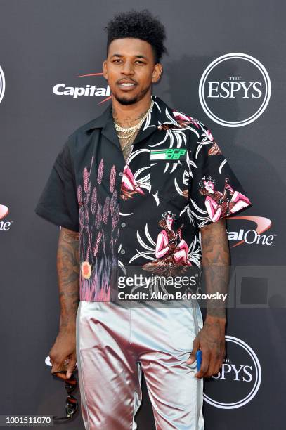 Basketball player Nick Young attends The 2018 ESPYS at Microsoft Theater on July 18, 2018 in Los Angeles, California.