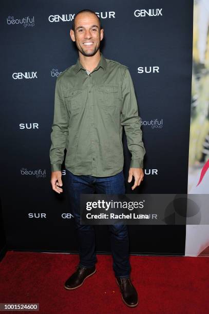 Ryron Gracie attends the GENLUX Fashion And Philanthropy Magazine Issue Release Party hosted by actress/model Olivia Jordan at SUR Lounge on July 18,...