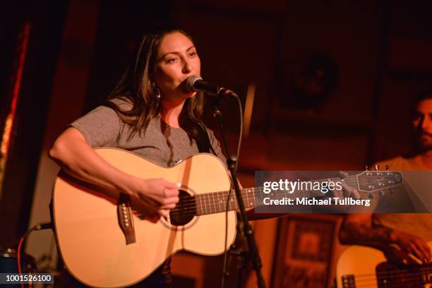 Tara Macri performs at The Peppermint Club on July 18, 2018 in Los Angeles, California.