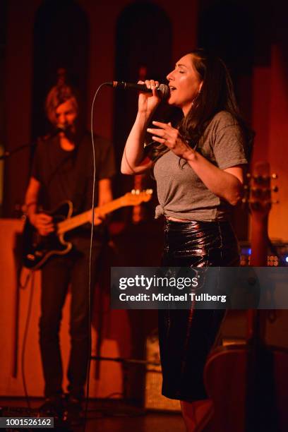 Tara Macri performs at The Peppermint Club on July 18, 2018 in Los Angeles, California.