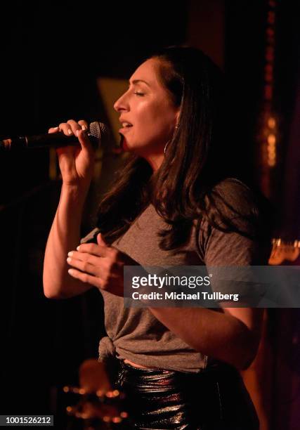 Tara Macri performs at The Peppermint Club on July 18, 2018 in Los Angeles, California.