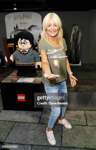 Gaby Roslin attends the launch of The Wizarding World of Harry Potter at Hamleys on July 19, 2018 in London, England.