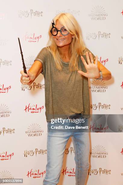 Gaby Roslin attends the launch of The Wizarding World of Harry Potter at Hamleys on July 19, 2018 in London, England.