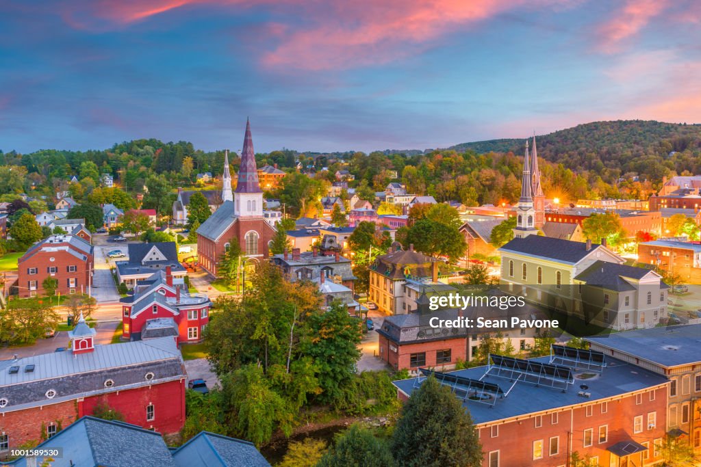 Montpelier, Vermont, USA Skyline