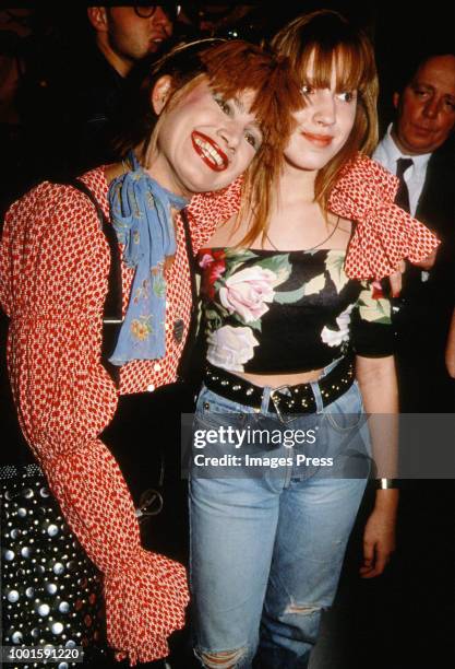 Betsey Johnson and her daughter circa 1989 in New York.