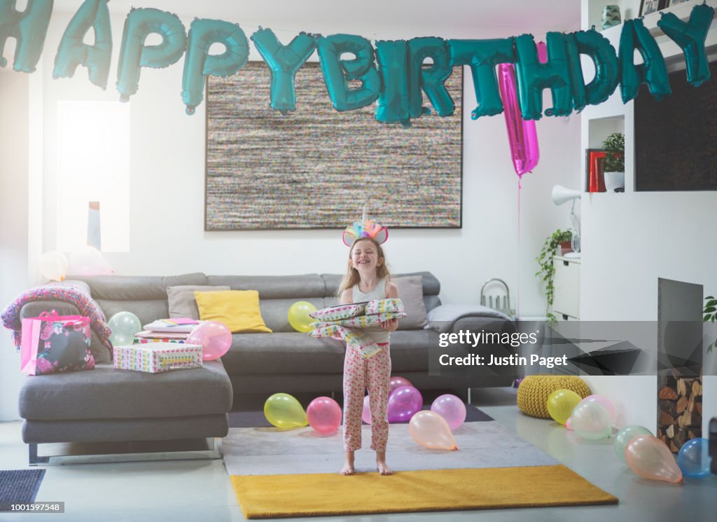 Girl on her Birthday