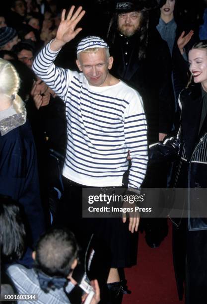 Jean Paul Gaultier during Paris Fashion Week circa 1993 in Paris.