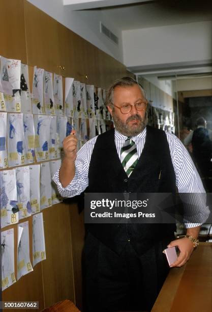 Gianfranco Ferre during Dior Paris Fashion Week circa 1989 in Paris.