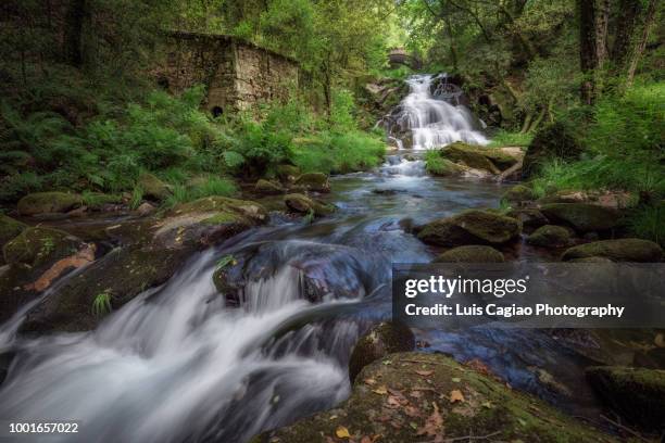 waterfalls around noia - noia stock pictures, royalty-free photos & images