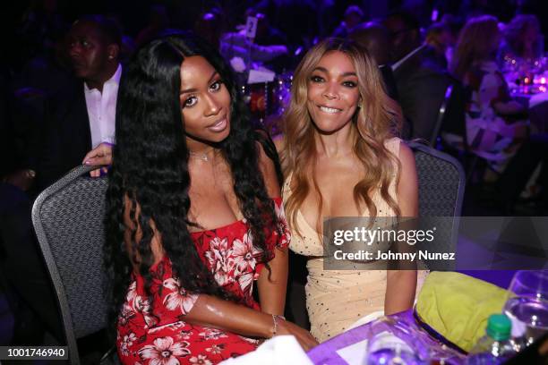 Remy Ma and Wendy Williams attend the Wendy Williams Hunter Birthday Give Back Gala at Hammerstein Ballroom on July 18, 2018 in New York City.