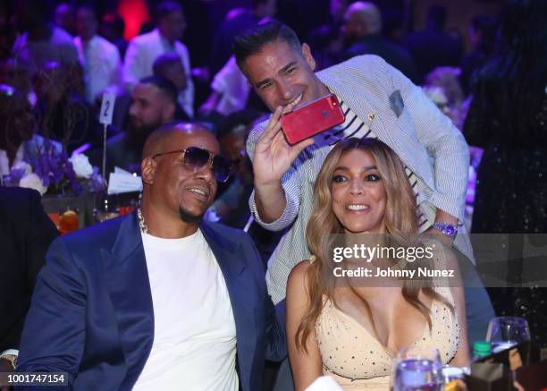 Kevin Hunter and Wendy Williams attend the Wendy Williams Hunter Birthday Give Back Gala at Hammerstein Ballroom on July 18, 2018 in New York City.