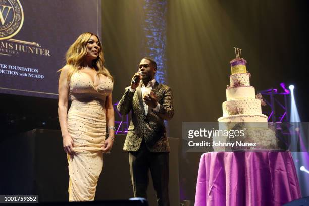 Wendy Williams appears onstage during the Wendy Williams Hunter Birthday Give Back Gala at Hammerstein Ballroom on July 18, 2018 in New York City.